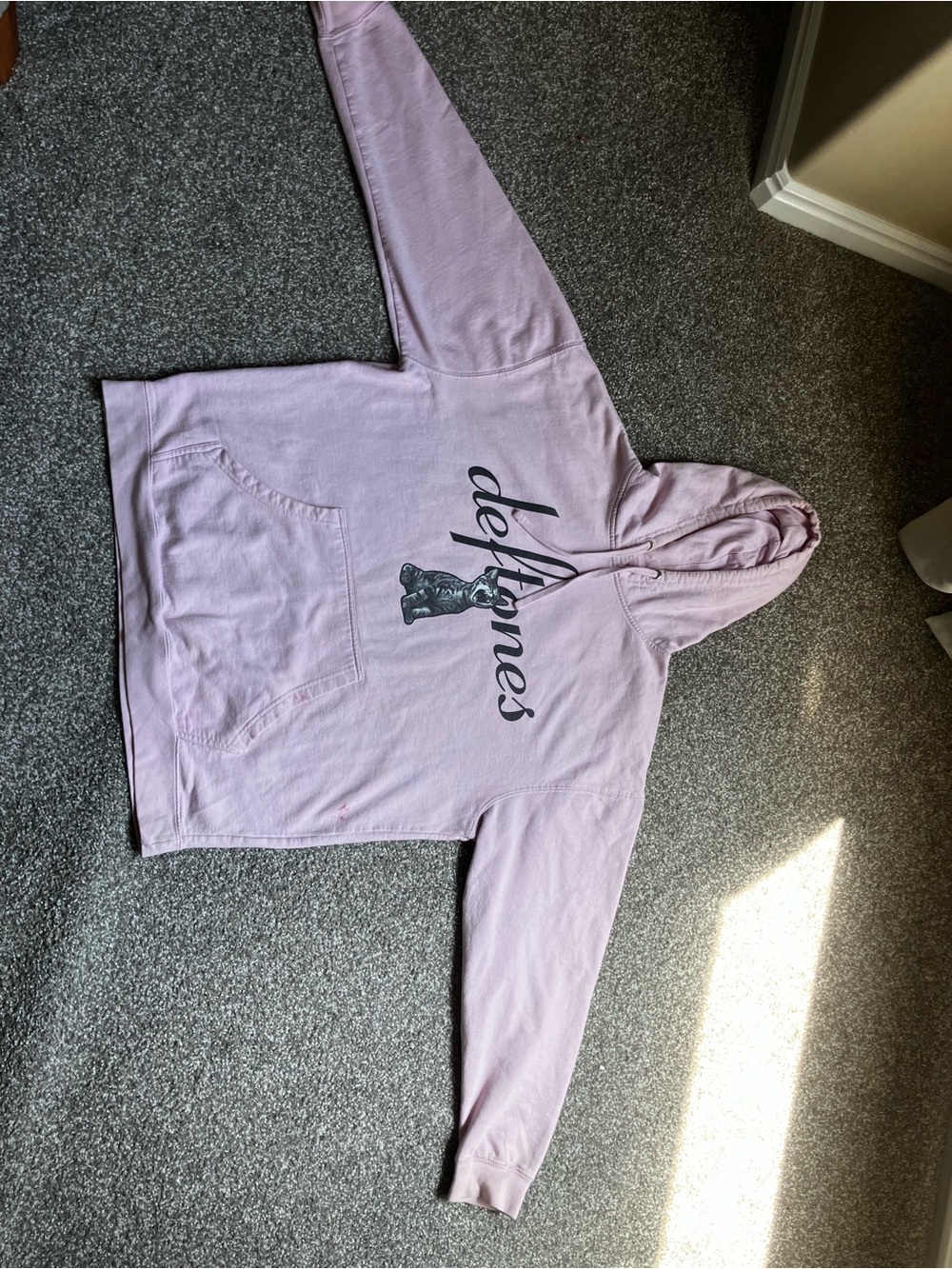 Deftones Light lavender Pullover Hoodie